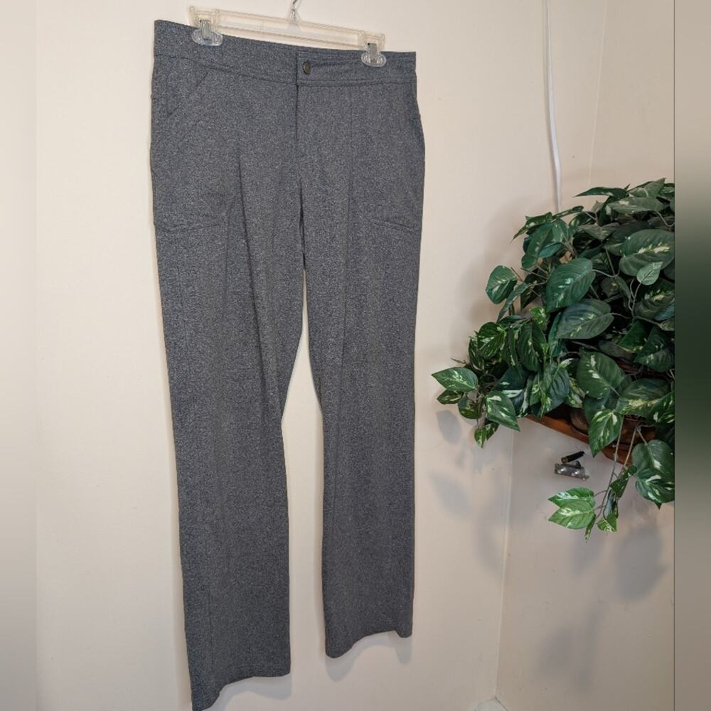 ExOfficio Gray Travel Pants Women’s Size 8 F16 Sun Guard Stretch UPF Pockets